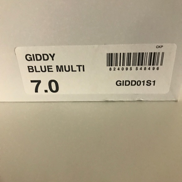 Steve Madden Giddy Blue Multi Sneakers - Picture 8 of 9